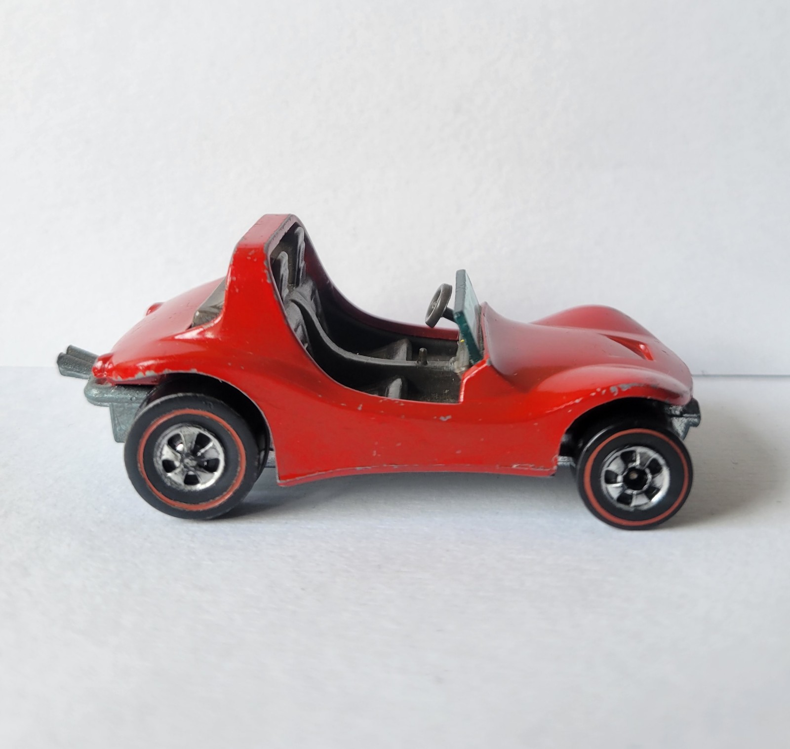 Vintage 1974 Hot Wheels Redline Dune Daddy Enamel Red EXCELLENT!