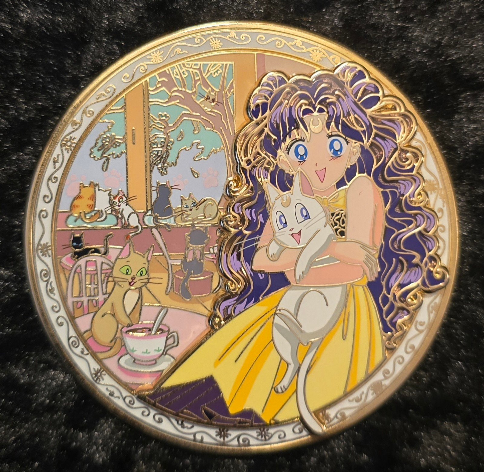 Luna cats Fantasy Pin