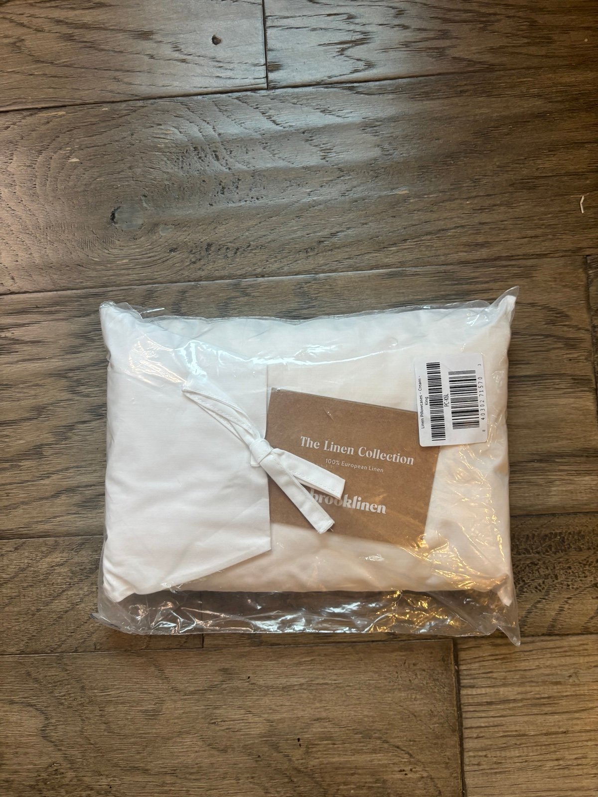 Brooklinen washed linen king size pillowcases