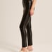 Abercrombie & Fitch Skinny High Rise Vegan Leather Pants