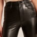 Abercrombie & Fitch Skinny High Rise Vegan Leather Pants