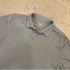 UnTuckit Men’s Grey Performance Polo Shirt L