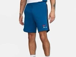Nike Air Fleece Men's Shorts Blue Size Medium