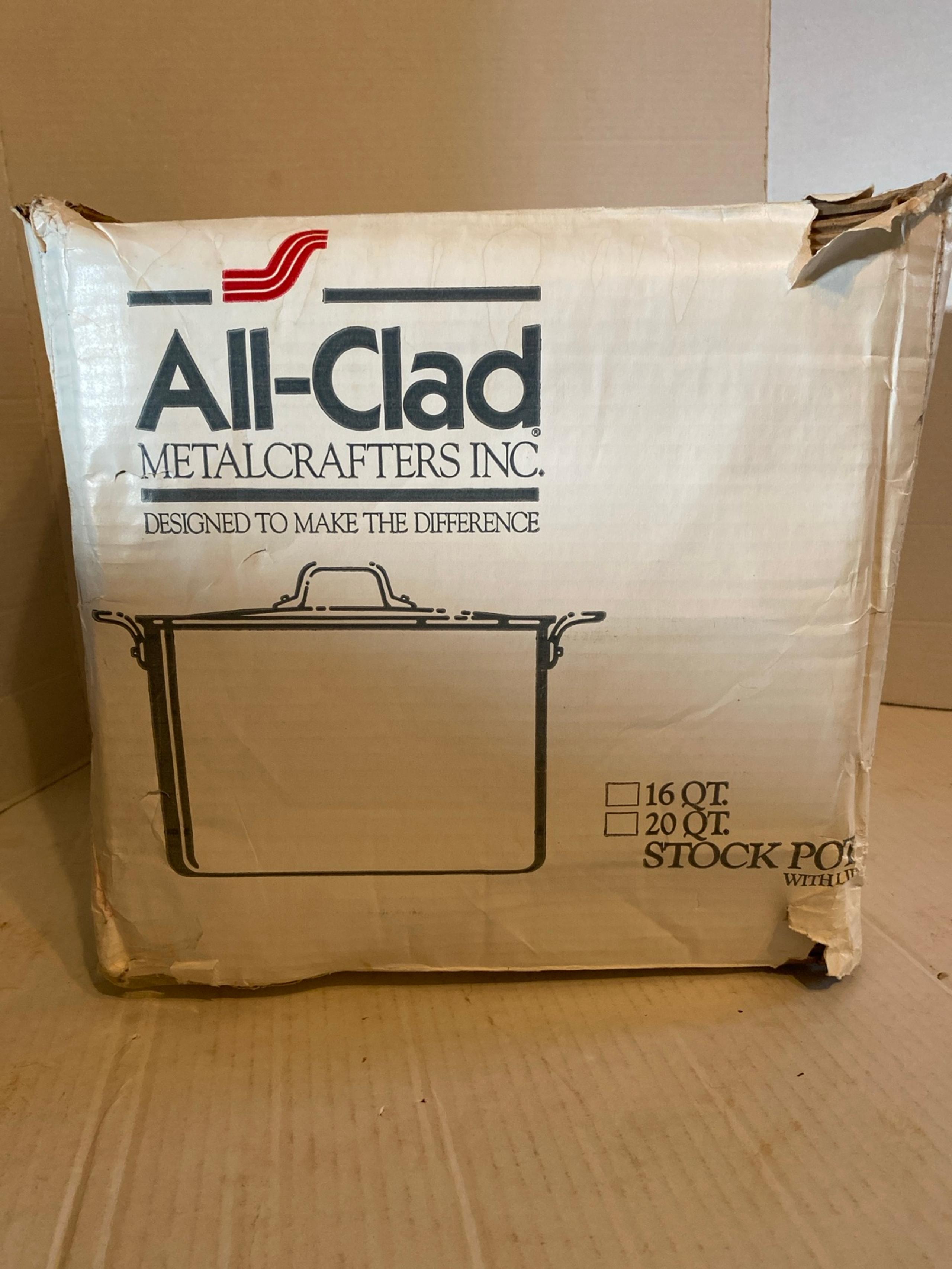 New All Clad 20 Qt Stock Pot