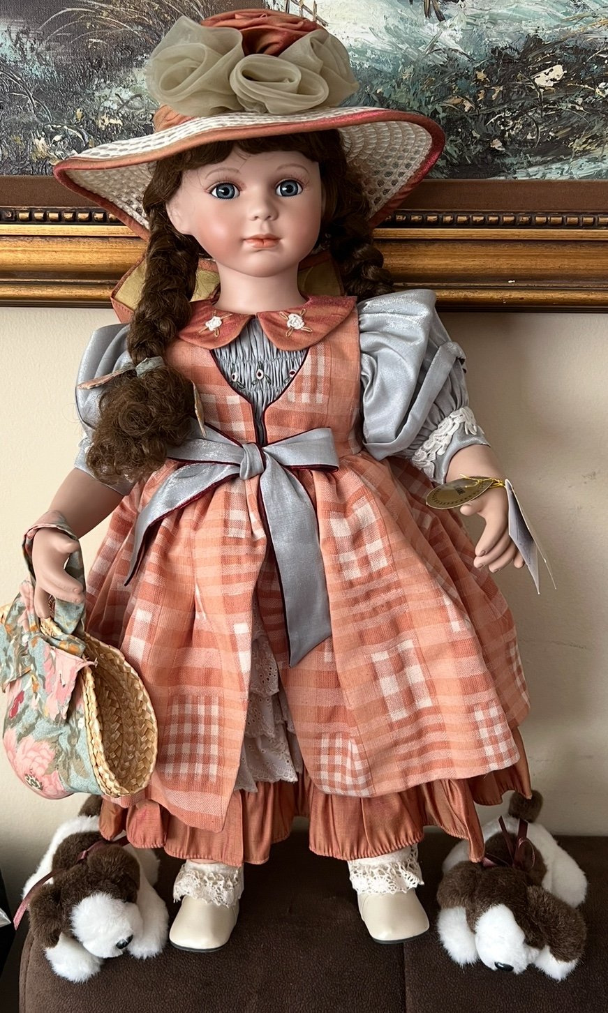 Kingstate The Prestige Collection Porcelain Doll “Adriane” LE 277/3500, 25 in