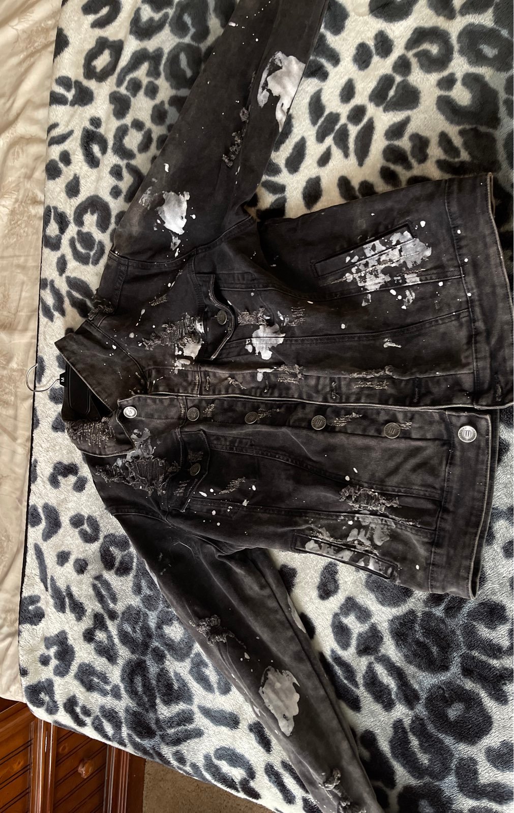 Designer jean jacket