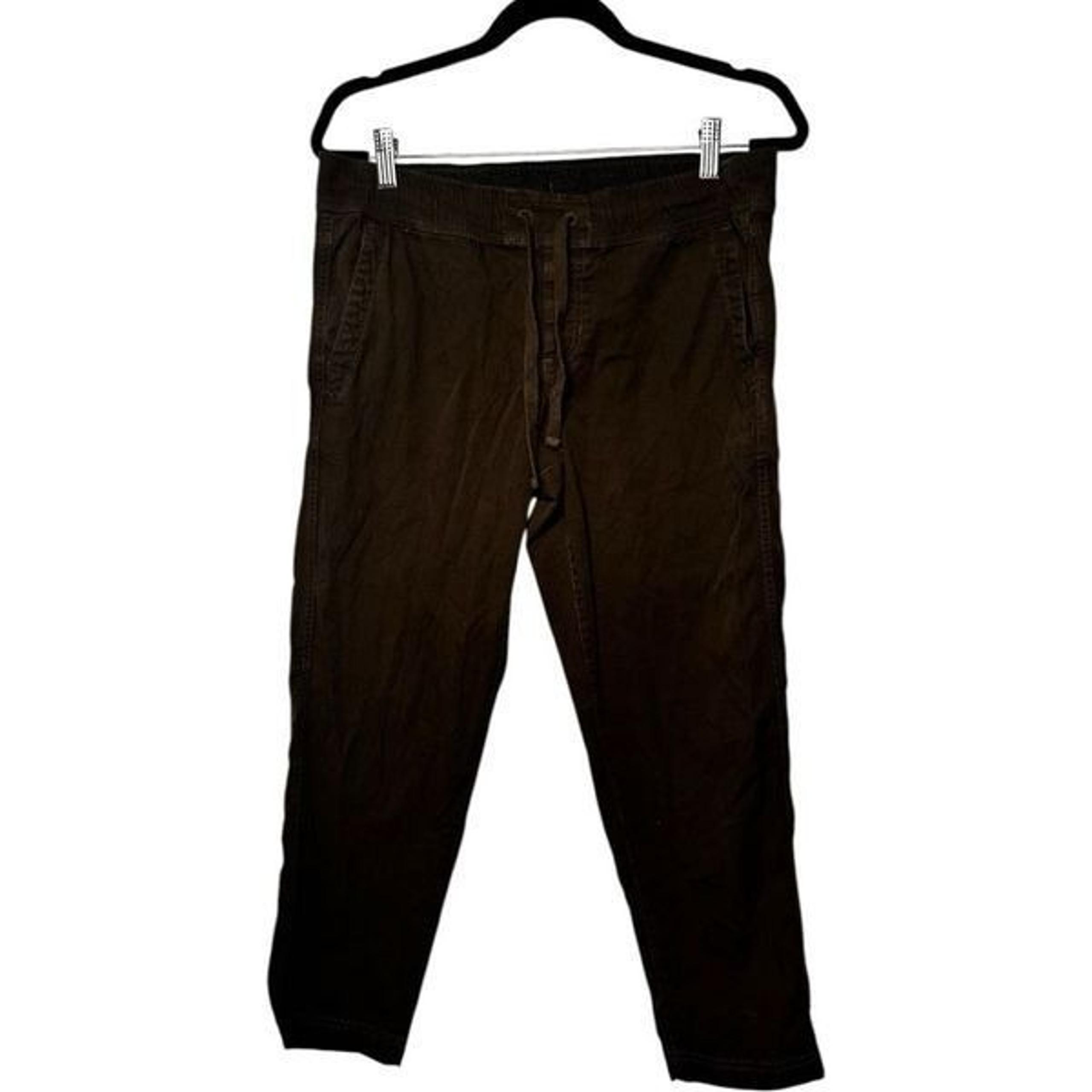 The North Face Brown Olive Green Cropped Outdoor Pants Size M Drawstring Outdoor