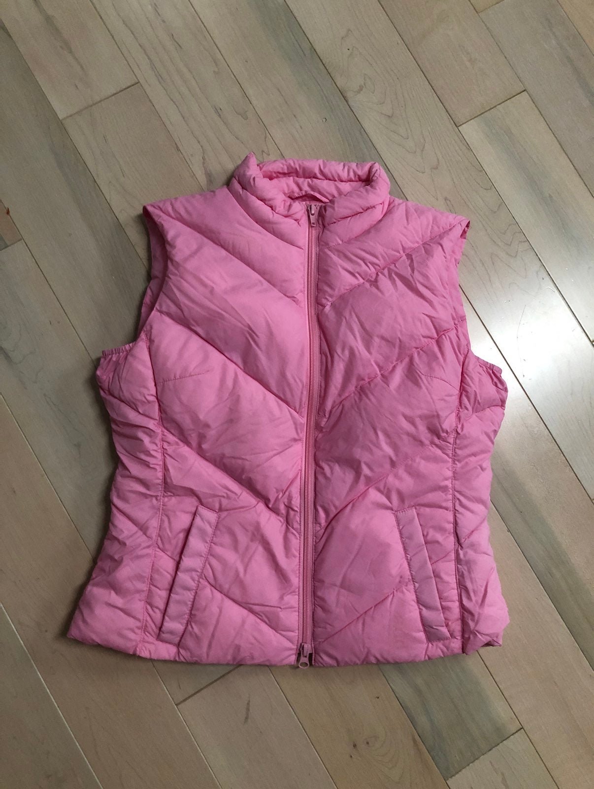 ADD Down pink Puffer Vest NWOT 6