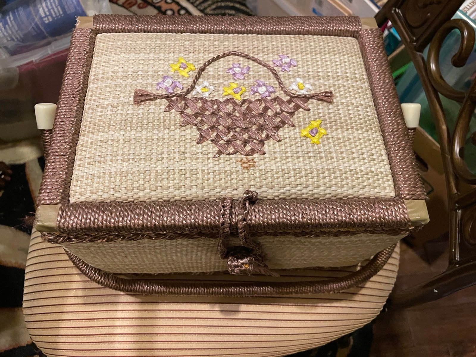 Woven Sewing Basket