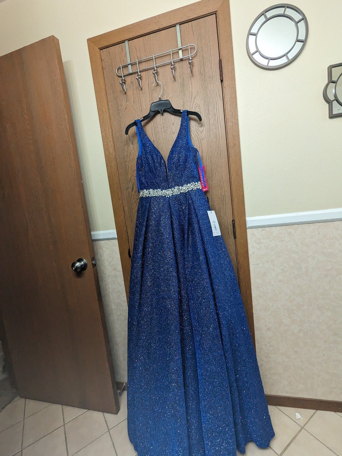 Dillard Royal Blue Ballgown Prom Dress