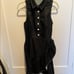 Shoshanna Black ruffle dress w/ Tie, US Sz 6