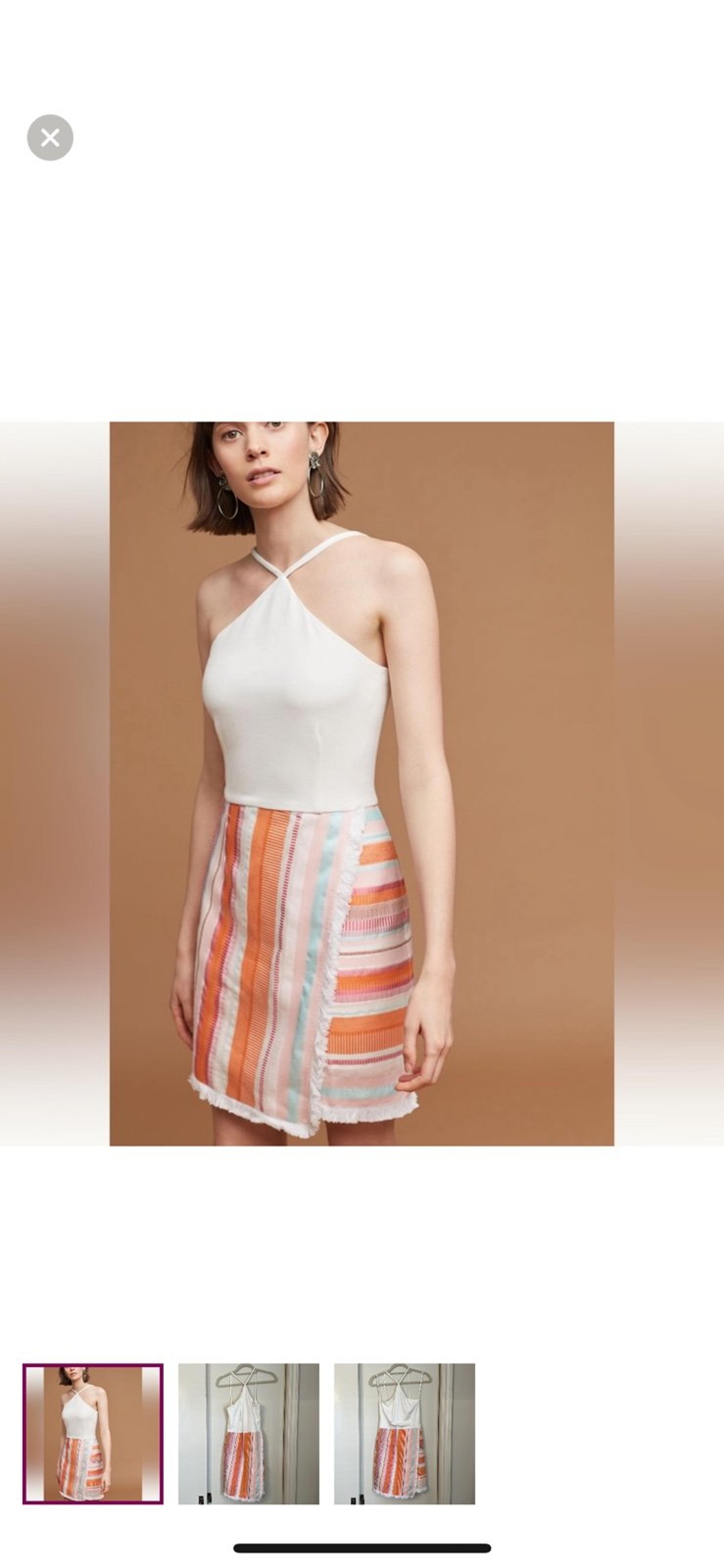 Anthropology Hutch Kalyn Halter Dress Size 4 Summer Sale