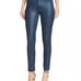 NWT ELIE TAHARI Faux Leather AZELLA JEAN LOW RISE SKINNY LEG BLUE LT Sz 30
