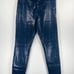 NWT ELIE TAHARI Faux Leather AZELLA JEAN LOW RISE SKINNY LEG BLUE LT Sz 30