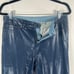NWT ELIE TAHARI Faux Leather AZELLA JEAN LOW RISE SKINNY LEG BLUE LT Sz 30