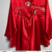 Vintage Victoria’s Secret Gold Label xl Red Satin Pajamas 2 piece