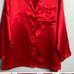 Vintage Victoria’s Secret Gold Label xl Red Satin Pajamas 2 piece