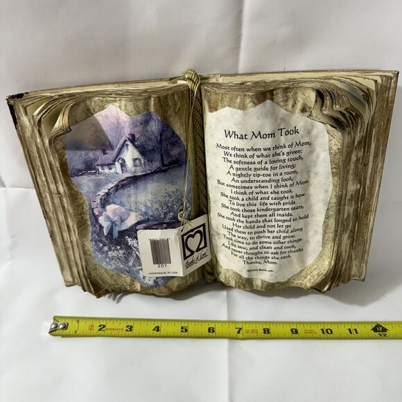 VTG Books Of Love What Mom Took Poem Judith Bond Poetry Mother 1987 HaandmadeUSA