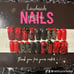 Liddia beatlejuice inspired press on nails