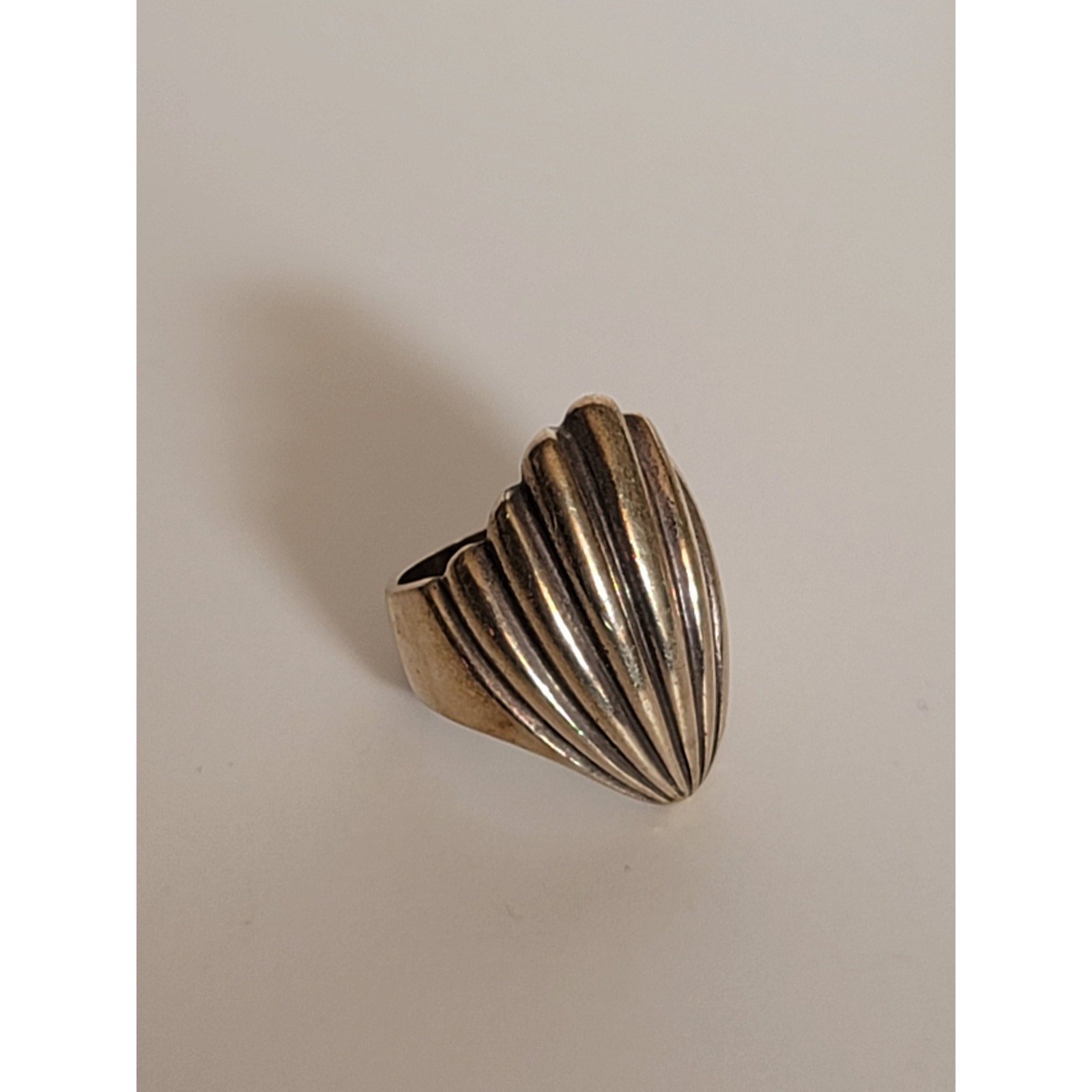 Statement Ring Vintage Style .925 Silver Band Fashion Jewelry Size 7