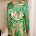 Monique Lhuillier Emerald Green Lace Dress