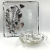 Vintage 50s Silver City Sterling Overlay Poppy Floral Serving Platter Candy Dish