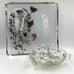 Vintage 50s Silver City Sterling Overlay Poppy Floral Serving Platter Candy Dish