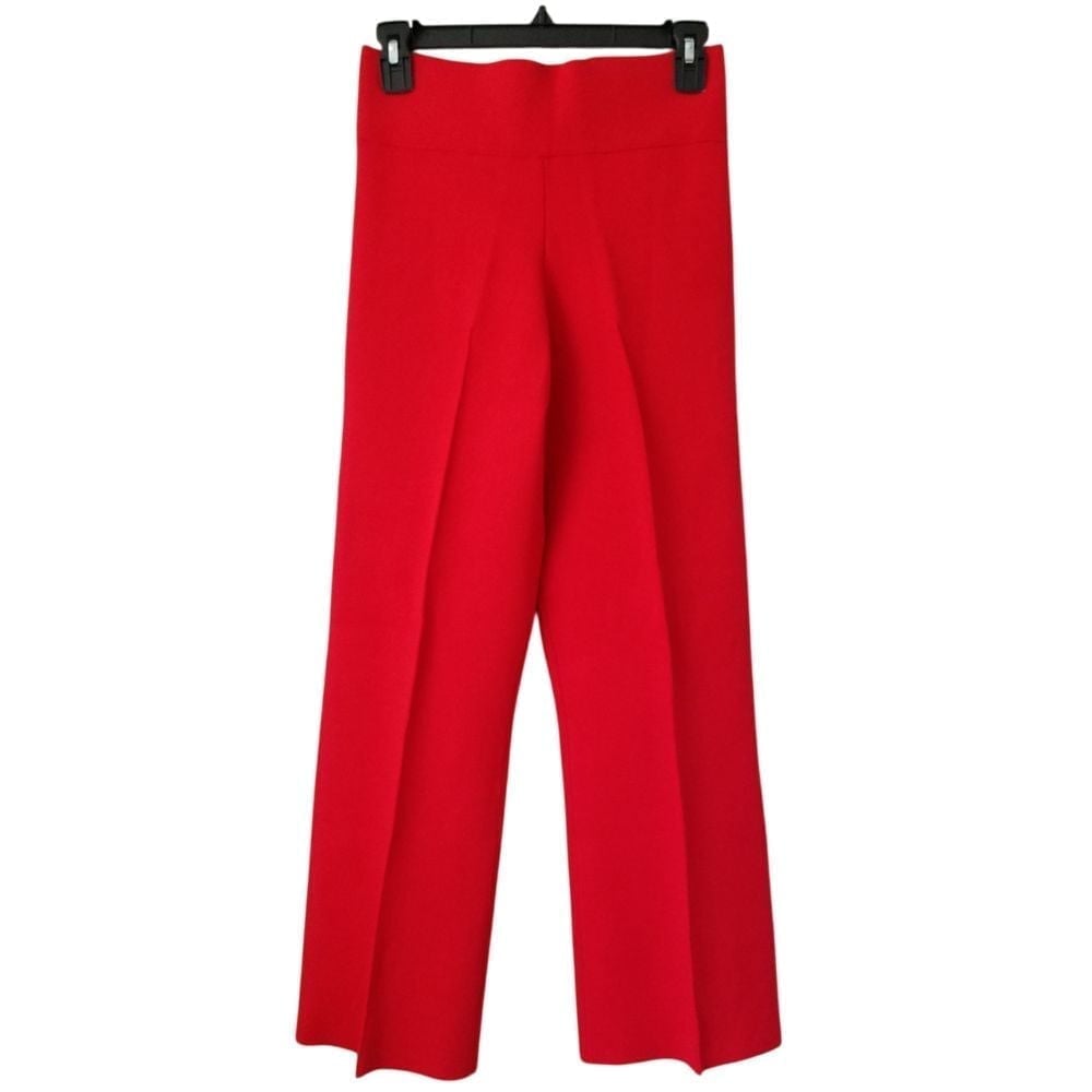 J. Crew Delaney Kickout Sweater Pants Womens Size PM Red NWT 148 BX869