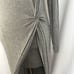 BCBG Maxazria Twist Front Midi Long Sleeve Dress Womens Size XXS Heather Gray