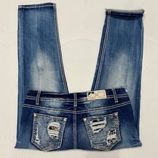 Like New MissMe Standard Mid-Rise Easy crop jeans Size 30