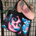 Large Purse Sugar Skull Girl Leather Memento Tattoo Art