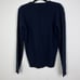 90s/Y2K VINTAGE ABERCROMBIE Muscle Wool V-Neck Pullover Navy Blue Sweater