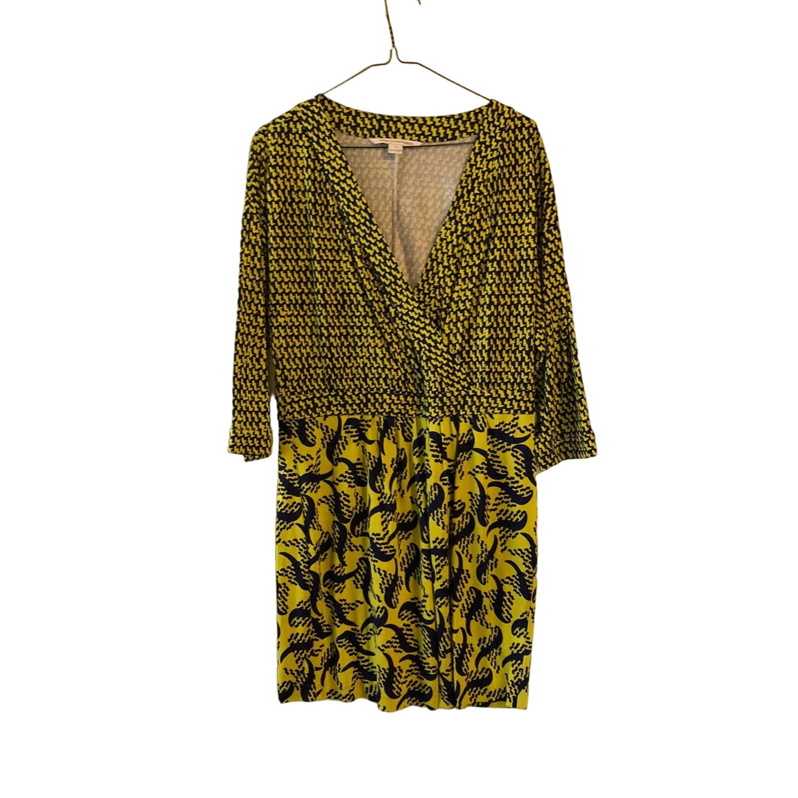 Diane von Furstenberg Printed Silk Dress