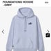 100 Thieves Gray Foundation Hoodie
