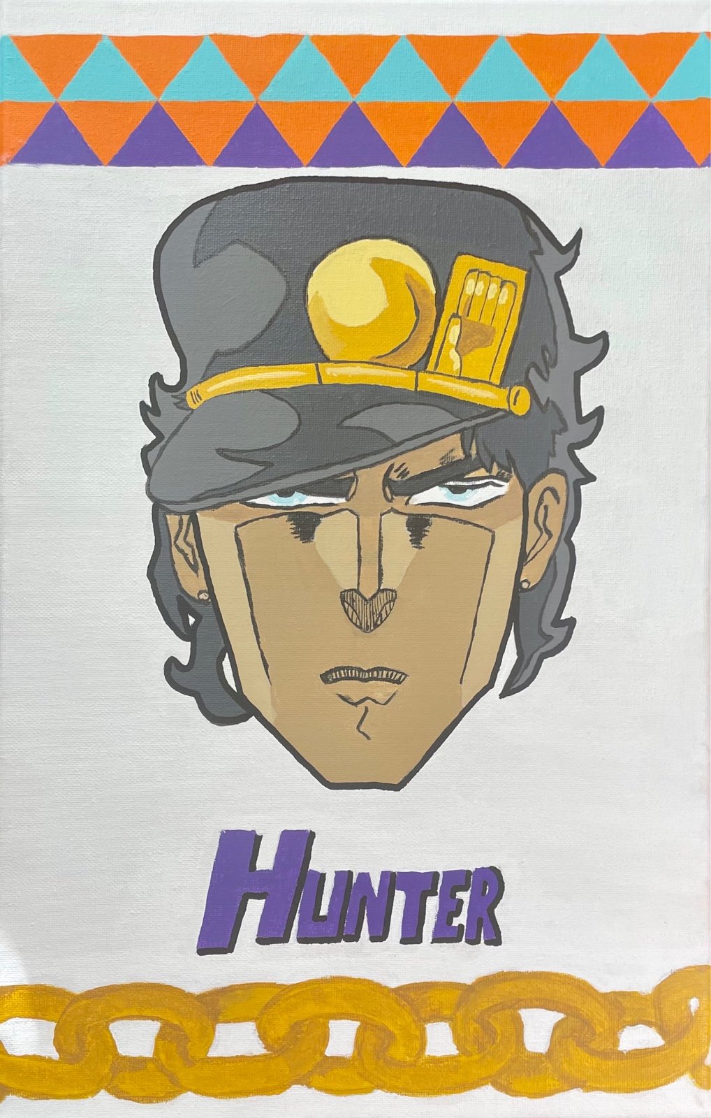Children’s Artwork - JoJos Bizarre Adventure - Customizable Name