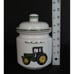 Gibson John Deere ceramic 1.5 quart lidded cannister