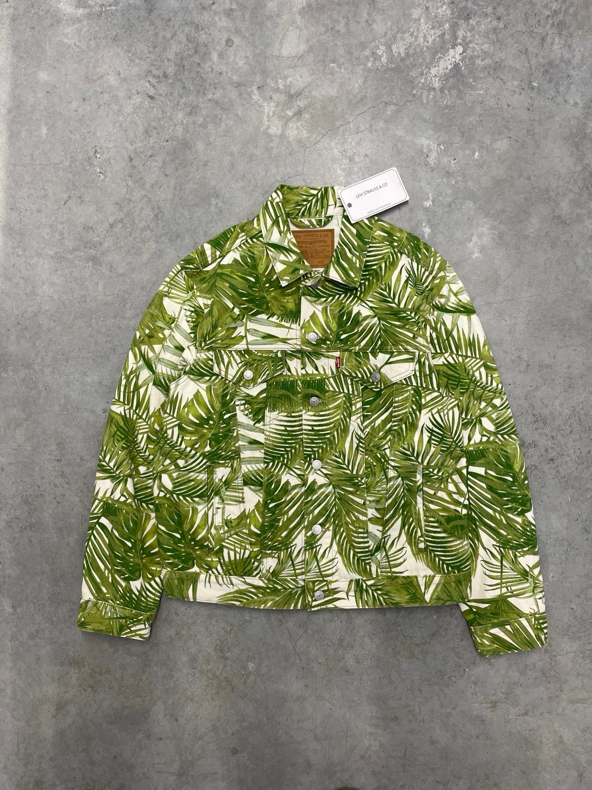 Levi’s Big E Tropical Fern Trucker Denim Jacket