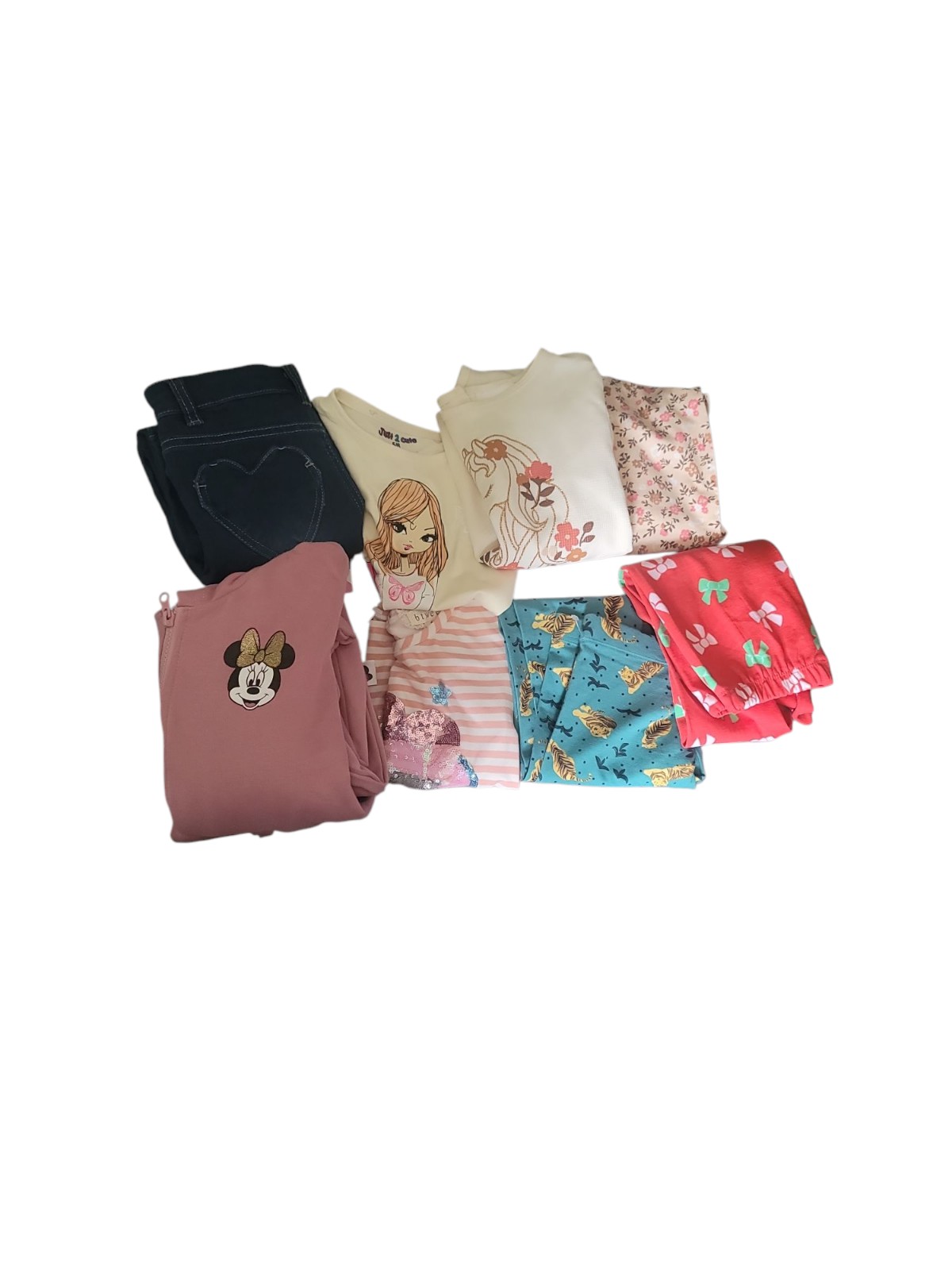 Lot Of 9 Size 6/6x Girls Clothes Spring/ Summer/Fall