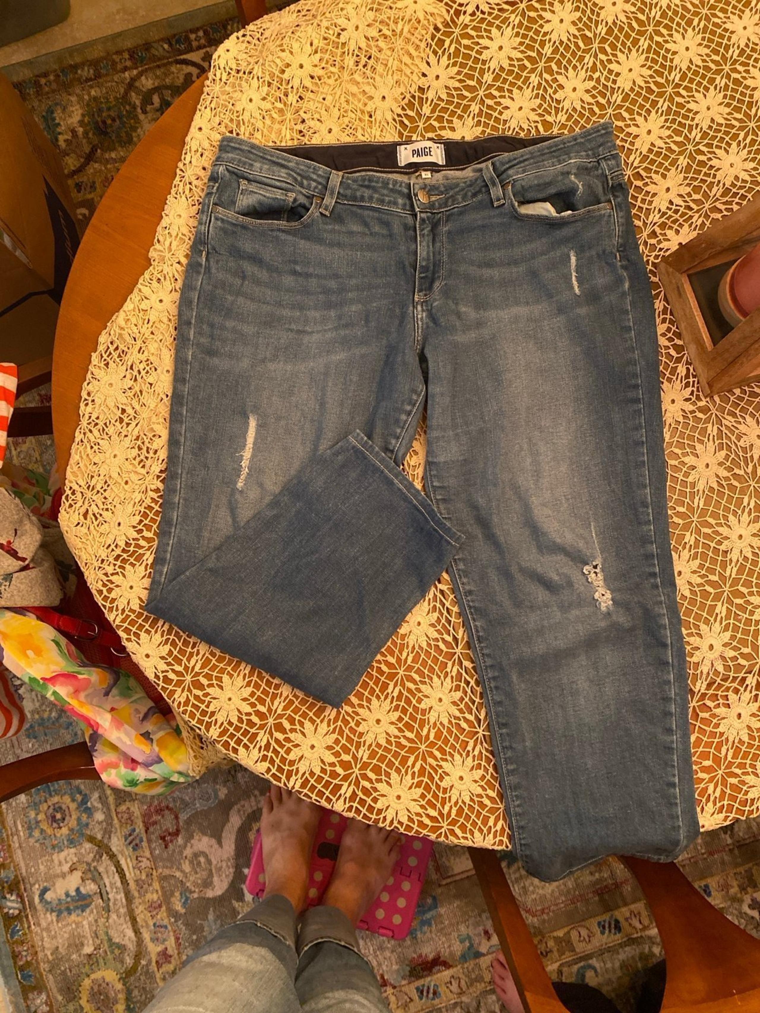 Paige denim crop Jeans size 31