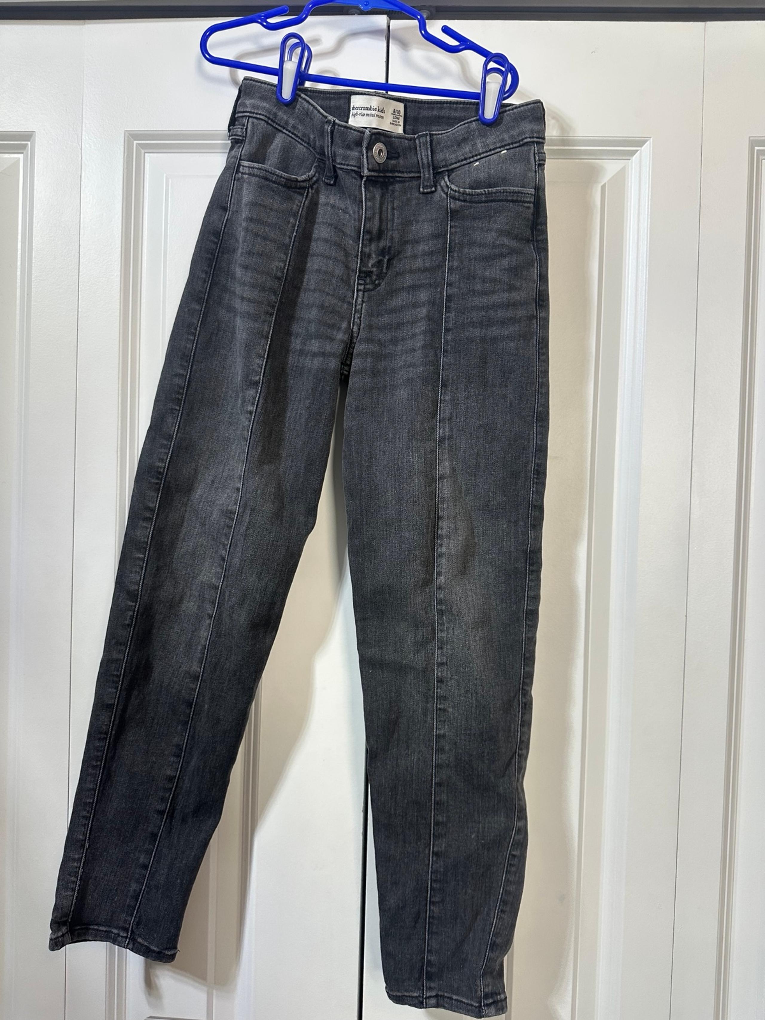 Abercrombie kids 8/10 black jeans