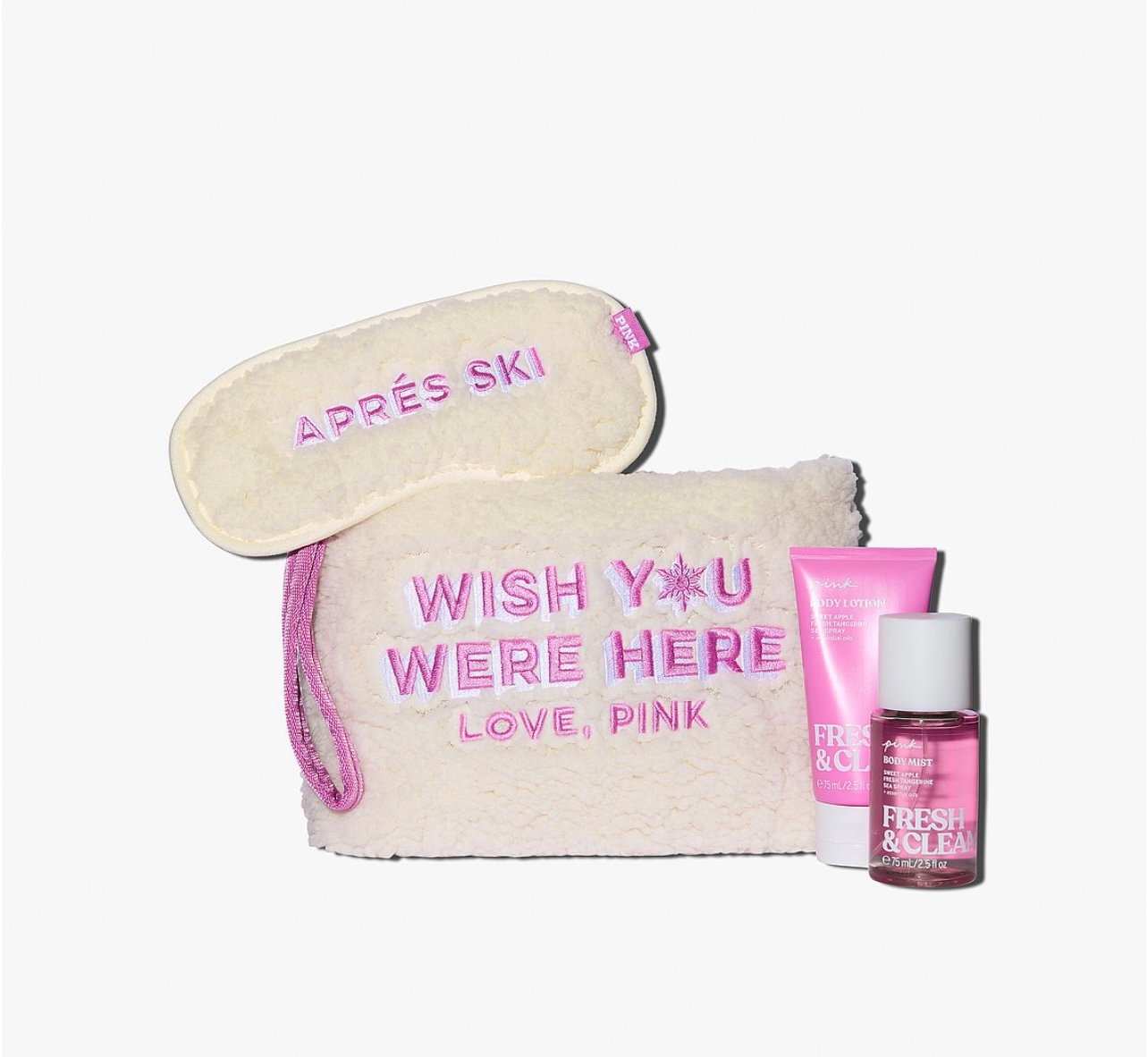 Victoria's Secret PINK Fresh & Clean 4-Piece Gift Bag
