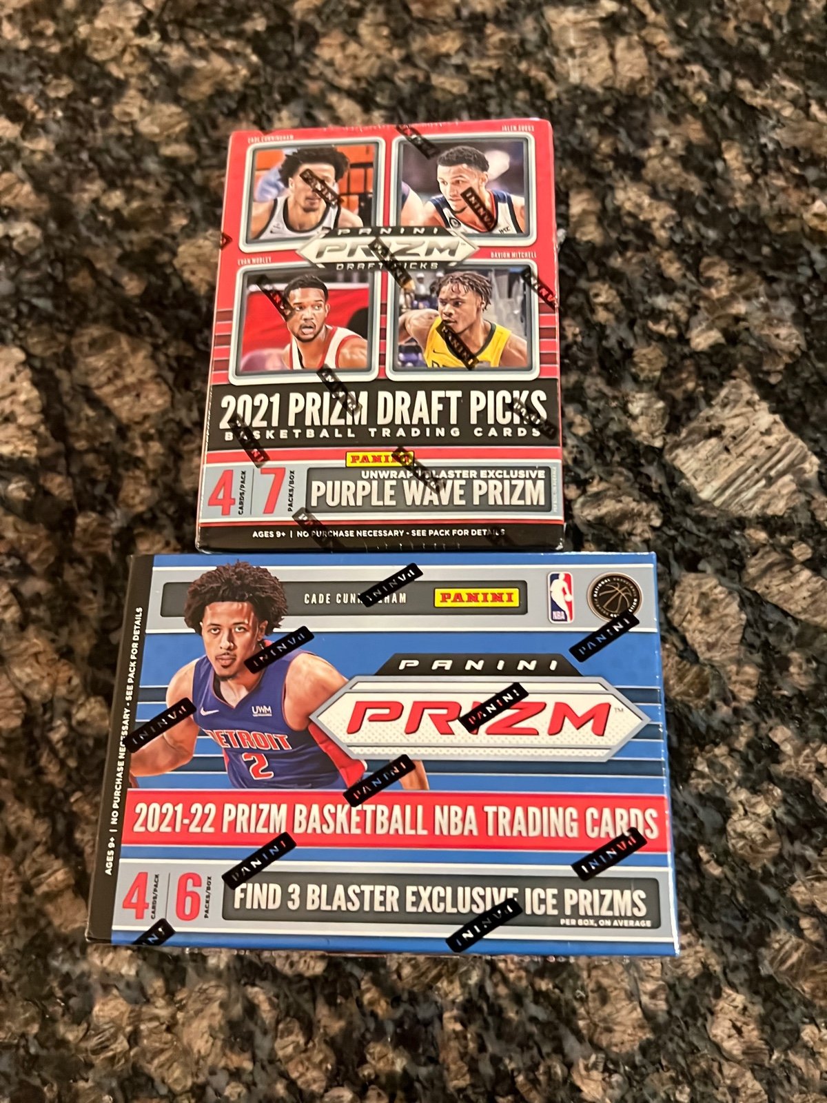 2021-2022 Panini Prizm and Panini Draft pick sports cards