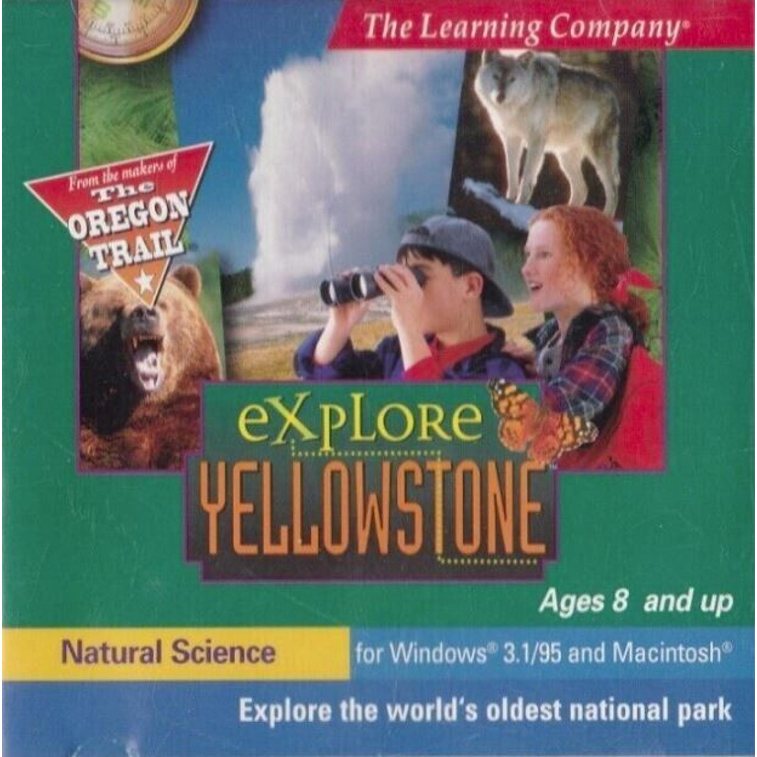 Explore Yellowstone Win/Mac PC CD-Rom The Learning Company