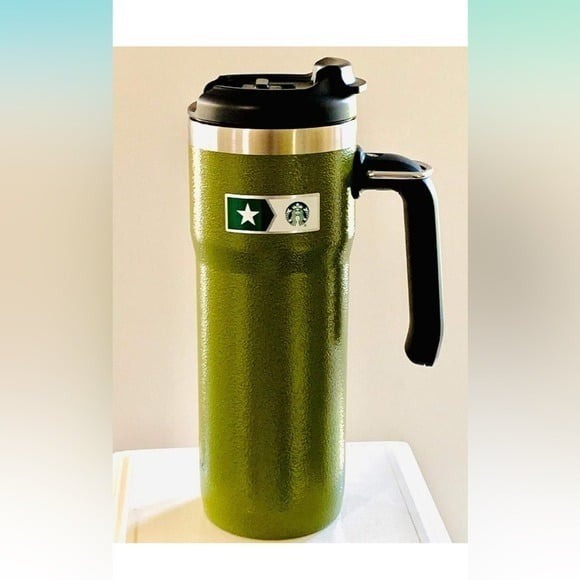 Stanley x Starbucks commitment to Military tumbler