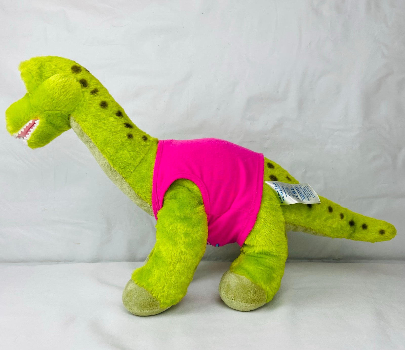 Australia Exclusive Build A Bear Green Spotted Brachiosaurus 22 Plush RARE 2019