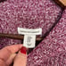 Cupcakes and Cashmere Women's NWT Pink Chunky Knit Balloon Mock Sweater Medium