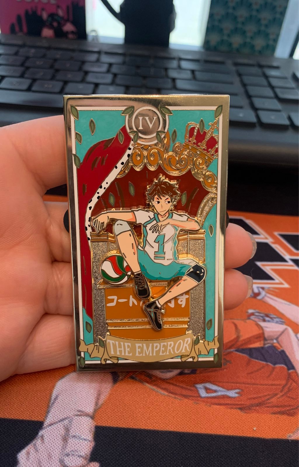 Oikawa tarot Pin