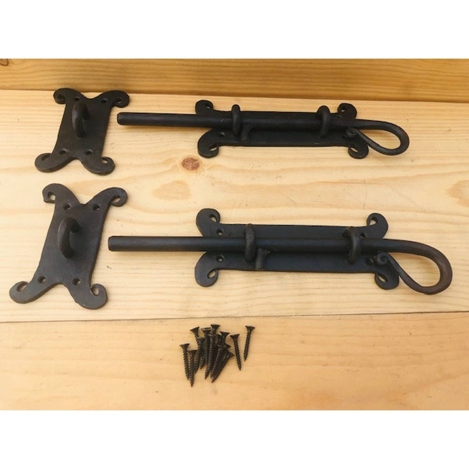 2 LARGE SLIDING Locks And Latches For Doors Cabinets Drawers Lock Sliding