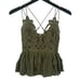 NWT FP One Adella Cami in Olive Sparrow