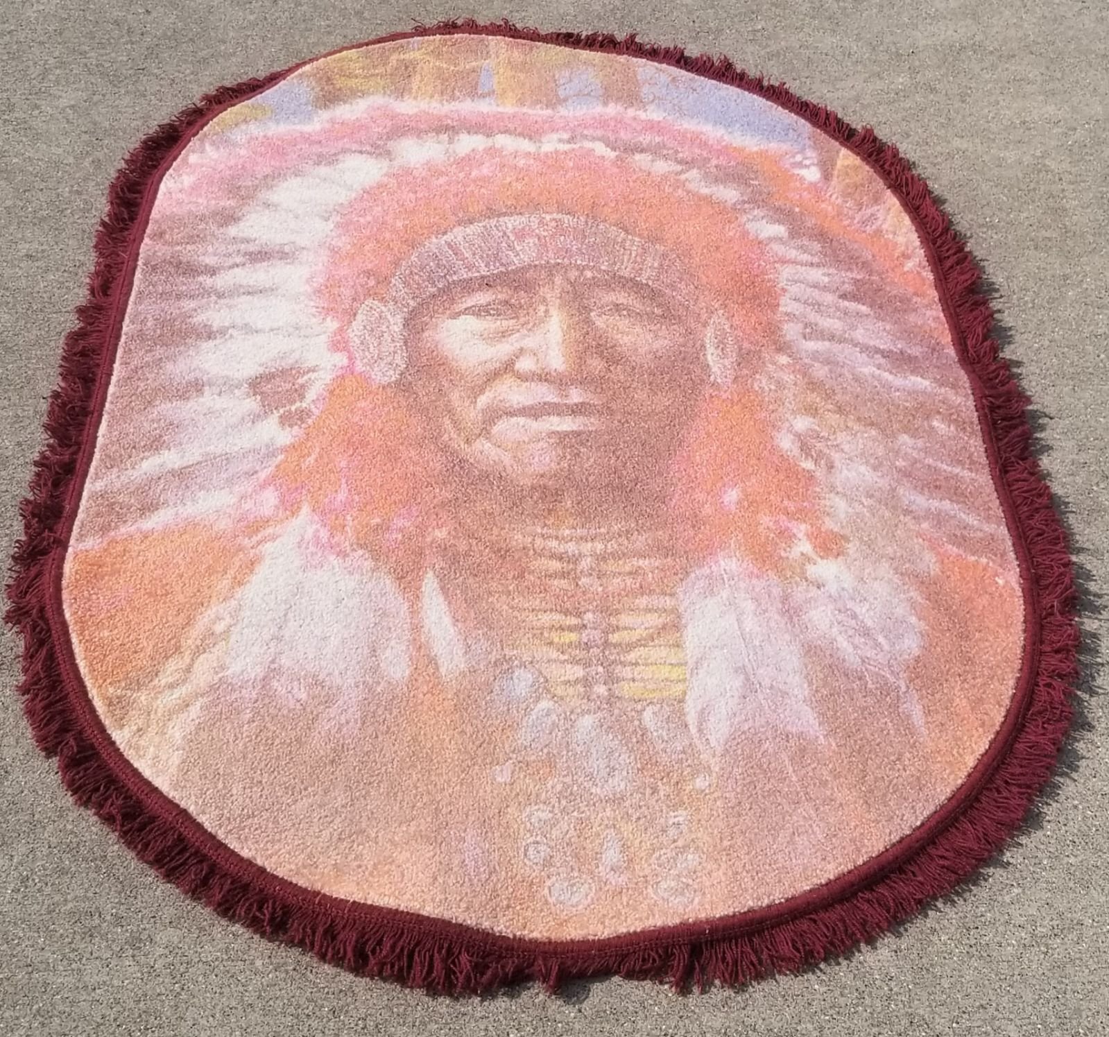 Native American Indian Chief Design 4X6